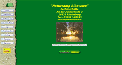 Desktop Screenshot of naturcamp-bikowsee.de
